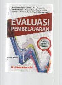 Image of Evaluasi Pembelajaran : Prinsip, Teknik, Prosedur