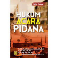 Image of Hukum Acara Pidana