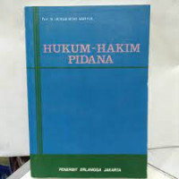 Image of Hukum Hakim Pidana