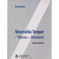 Image of Matematika Terapan untuk Bisnis dan Ekonomi