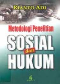 Image of Metodologi Penelitian Sosial dan Hukum