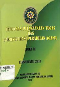 Image of Pedoman Pelaksanaan Tugas Dan Administrasi Peradilan Agama