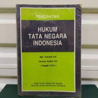 Image of Pengantar hukum tata negara Indonesia