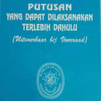 Image of Putusan Yang Dapat DIlaksanakan Terlebih Dahulu
