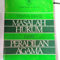 Image of Tanya Jawab Masalah Hukum Dari Peradilan Agama