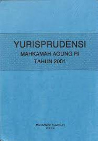 Image of Yurisprudensi Mahkamah Agung RI Tahun 2000